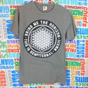 Bring Me The Horizon This Is Sempiternal T Shirt Size L Gray Slim Fit